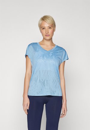 ONPAYA LOOSE BAT TRAIN TEE - T-shirts med print - blissful blue