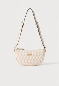 Guess VALLA MINI TOP ZIP BAG - Τσάντα χειρός - bone
