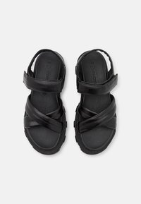 Marco Tozzi Sandali s platformo - black