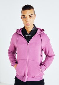 Jack & Jones JJEBRADLEY ZIP HOOD - Sweat zippé - bordeaux