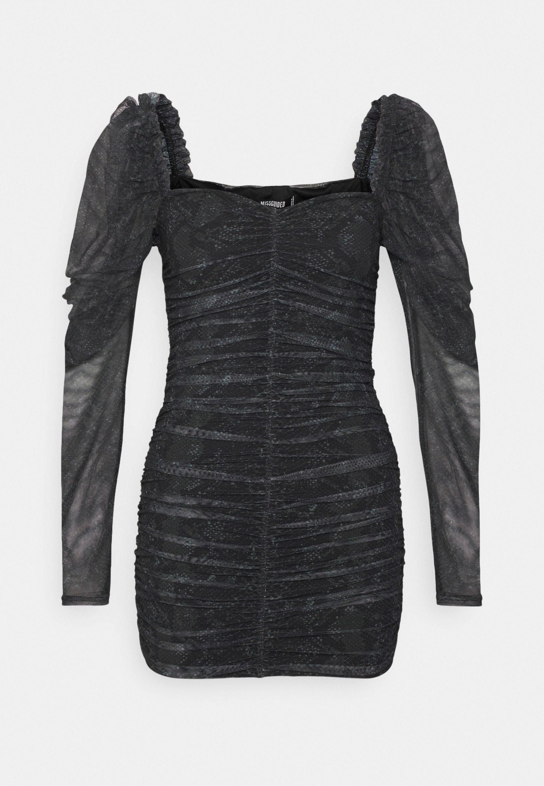 Missguided Petite SNAKE RUCHED MINI 