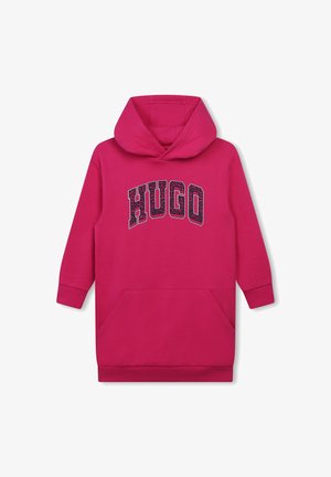 HUGO Kids, POCHE KANGOUROU - Robe de jour - grenadine