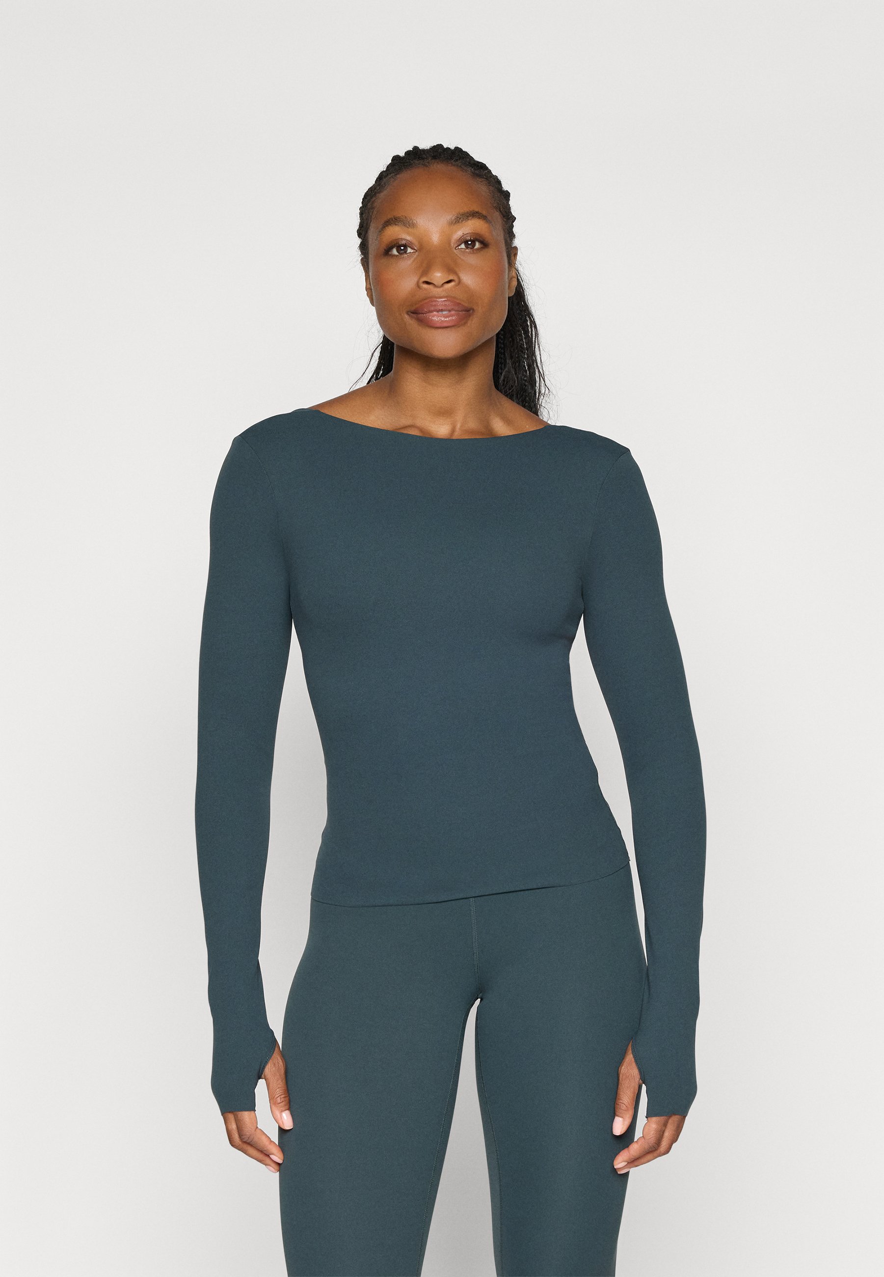 Zffriction Top Sportivo Donna Manica Lunga - Senza Cuciture Con Fori