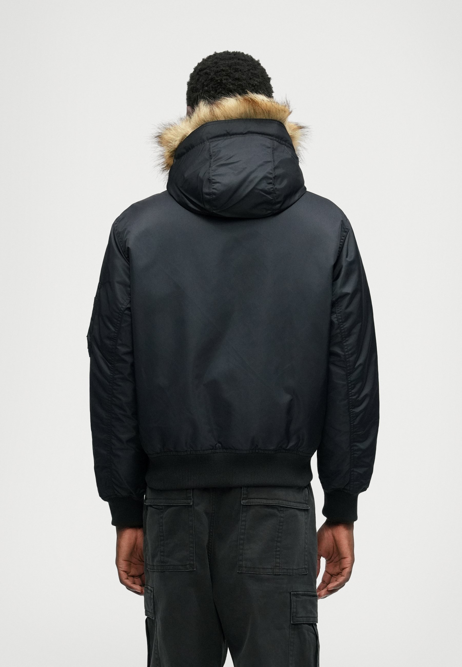 Hollister Co. MILITARY JACKET - Winter jacket - black -