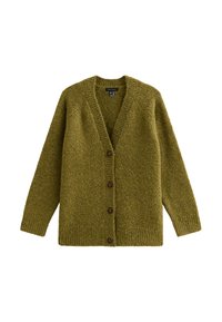 CHUNKY RAGLAN V NECK - Gilet - olive