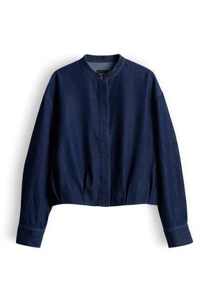 someday., BOXY CROPPED SHAPE - Jeansjacke - rinsed dark blue