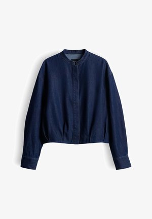 someday., BOXY CROPPED SHAPE - Jeansjacke - rinsed dark blue