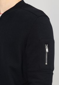 Jack & Jones JCOPETE  - Sudadera con cremallera - black