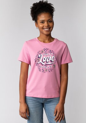 ONLY LOVE TODAY - T-shirt print - bubble pink