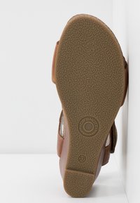 Ca'Shott Sandales compensées - cognac