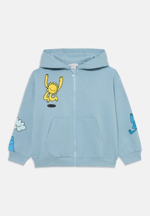 UNISEX - Bluză de molton cu fermoar - azure/blue