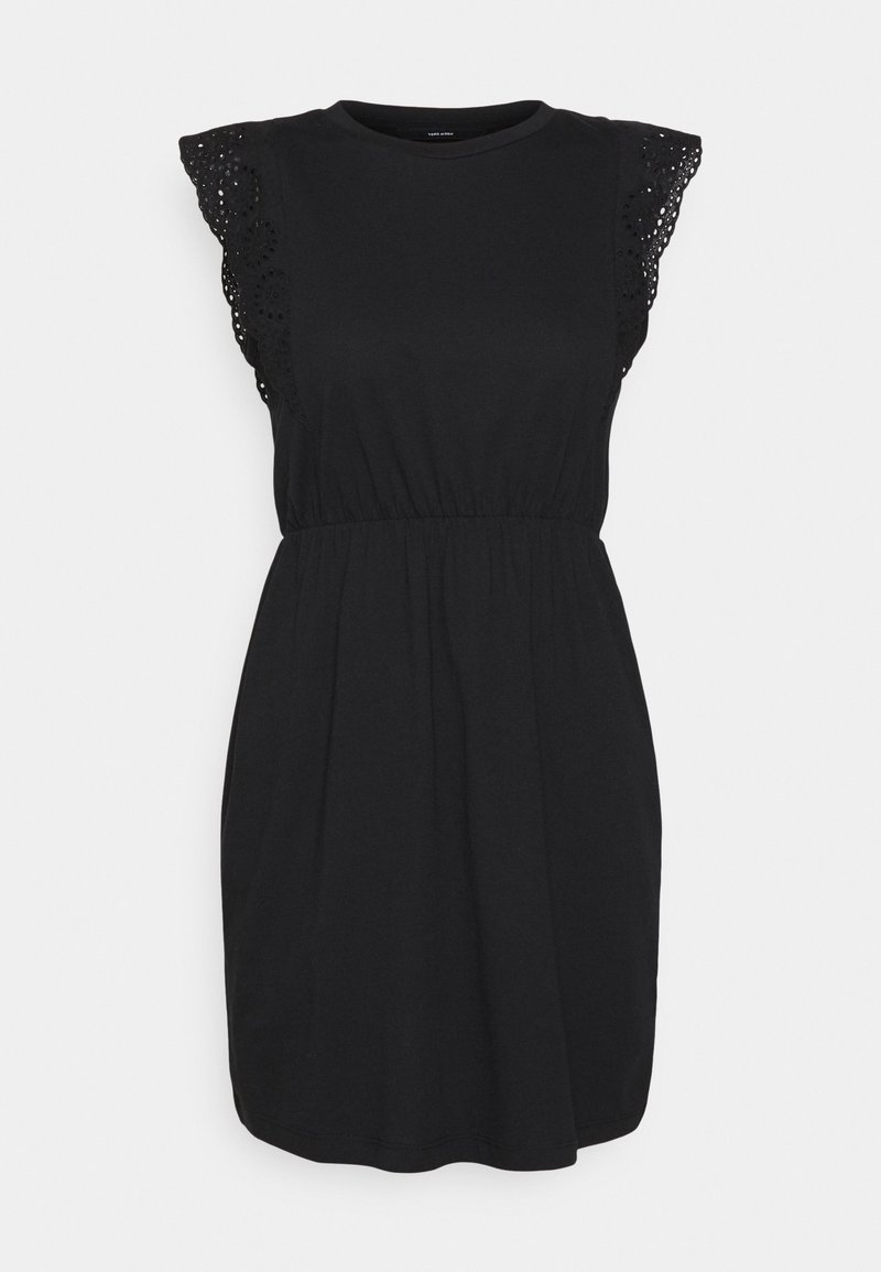 Vero Moda Petite VMHOLLYN SHORT DRESS Jersey dress black Zalando.de