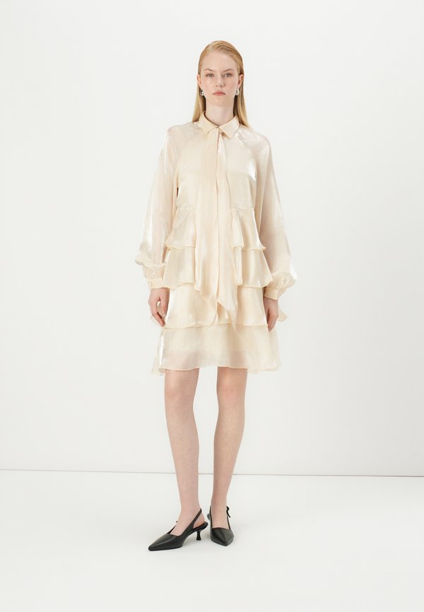 YASELOISE SHINY DRESS - Cocktailkleid/festliches Kleid - gardenia