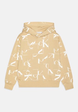 CITY GRID HOODIE - Hættetrøje - beige