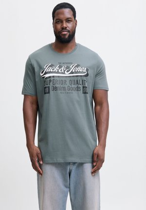 Jack & Jones, Plus Size Logo - T-Shirt print - stormy weather
