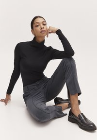 b.young BYDANTA - Chino - dark grey melange