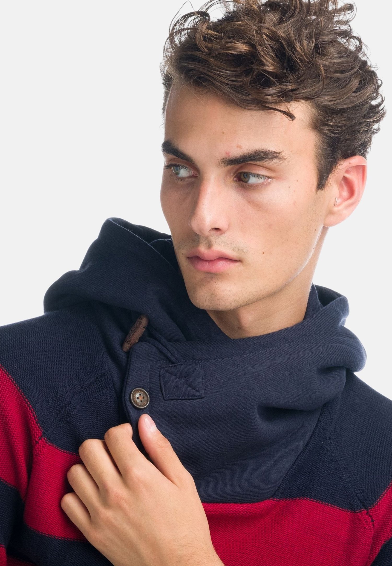 Koroshi TRICOT HOMBRE - Jersey con capucha - navy/azul - Zalando.es