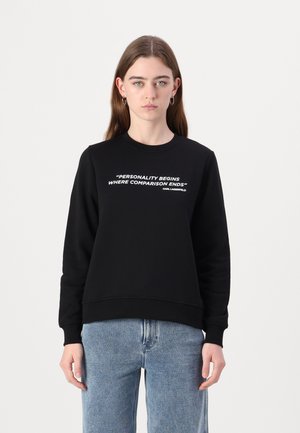 KARL LAGERFELD QUOTE  - Sweatshirt - black