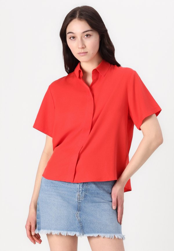 MINA SHIRT - Button-down blouse - flame scarlet3