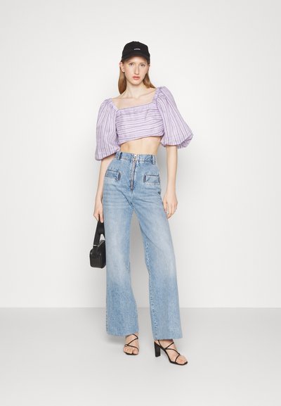 sandro BLONVILLA - Μπλουζάκι με στάμπα - lilas/noir