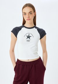 Koton CREW NECK - T-shirts print - beige
