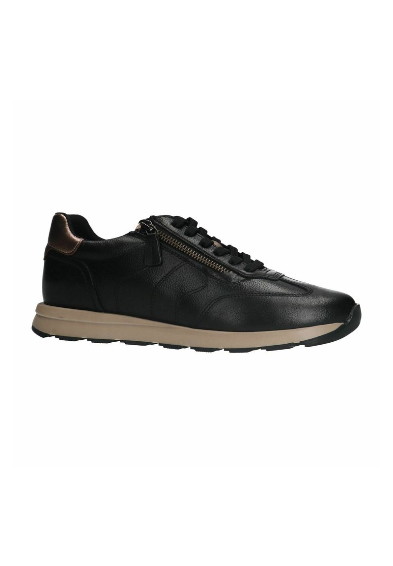 Manfield Sneakers laag schwarz/zwart