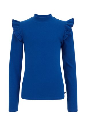 GERIBD MET RUCHES - Top dugih rukava - blue