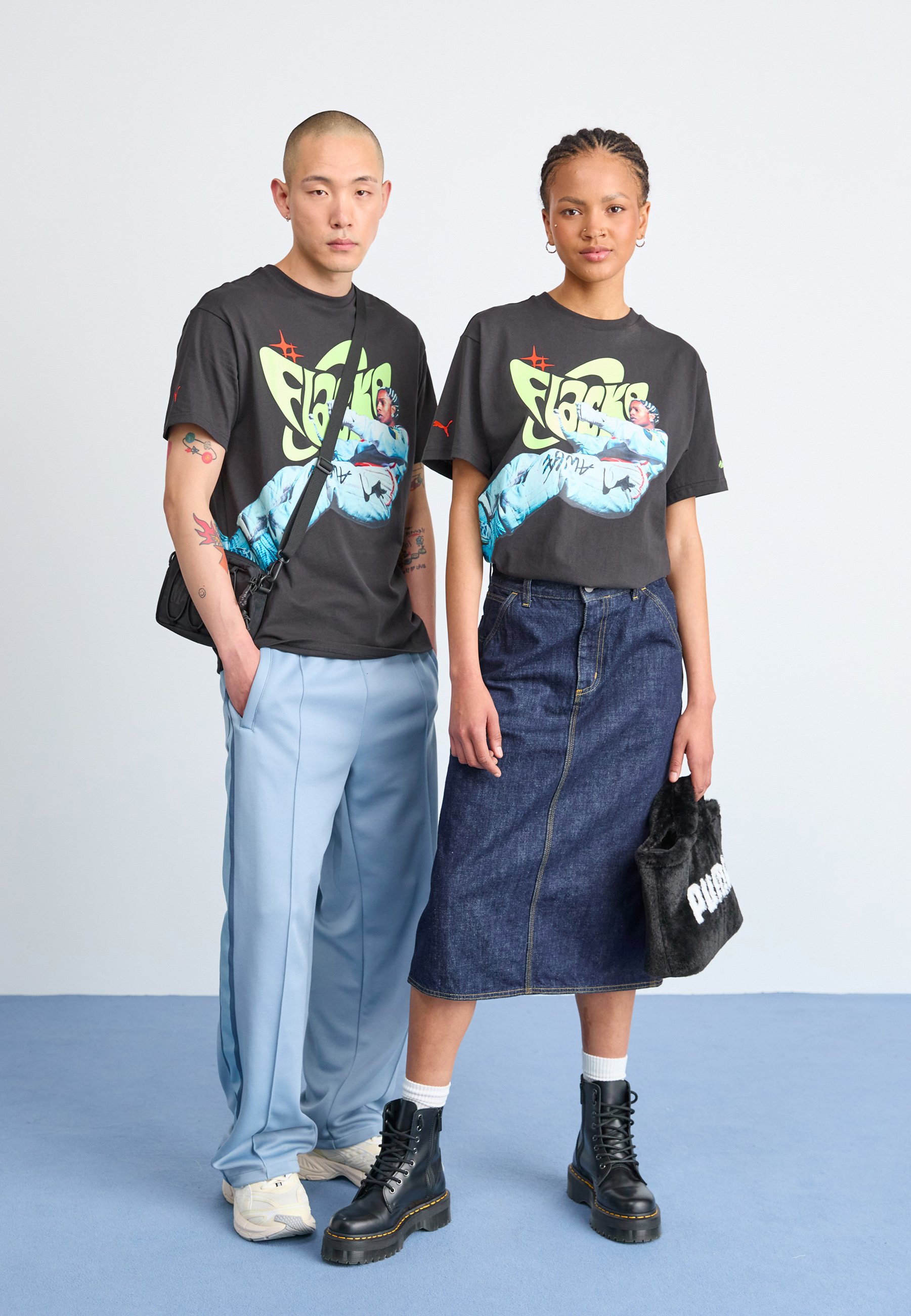 PUMA X ASAP ROCKY FLACKO Drive Tee★レアアイテム★早期完売 Puma A$AP ROCKY FLACKO DRIVE TEE UNISEX - T-shirt imprimé
