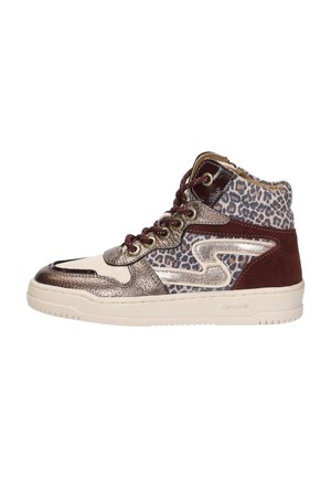 Sneakers hoog - bordeaux