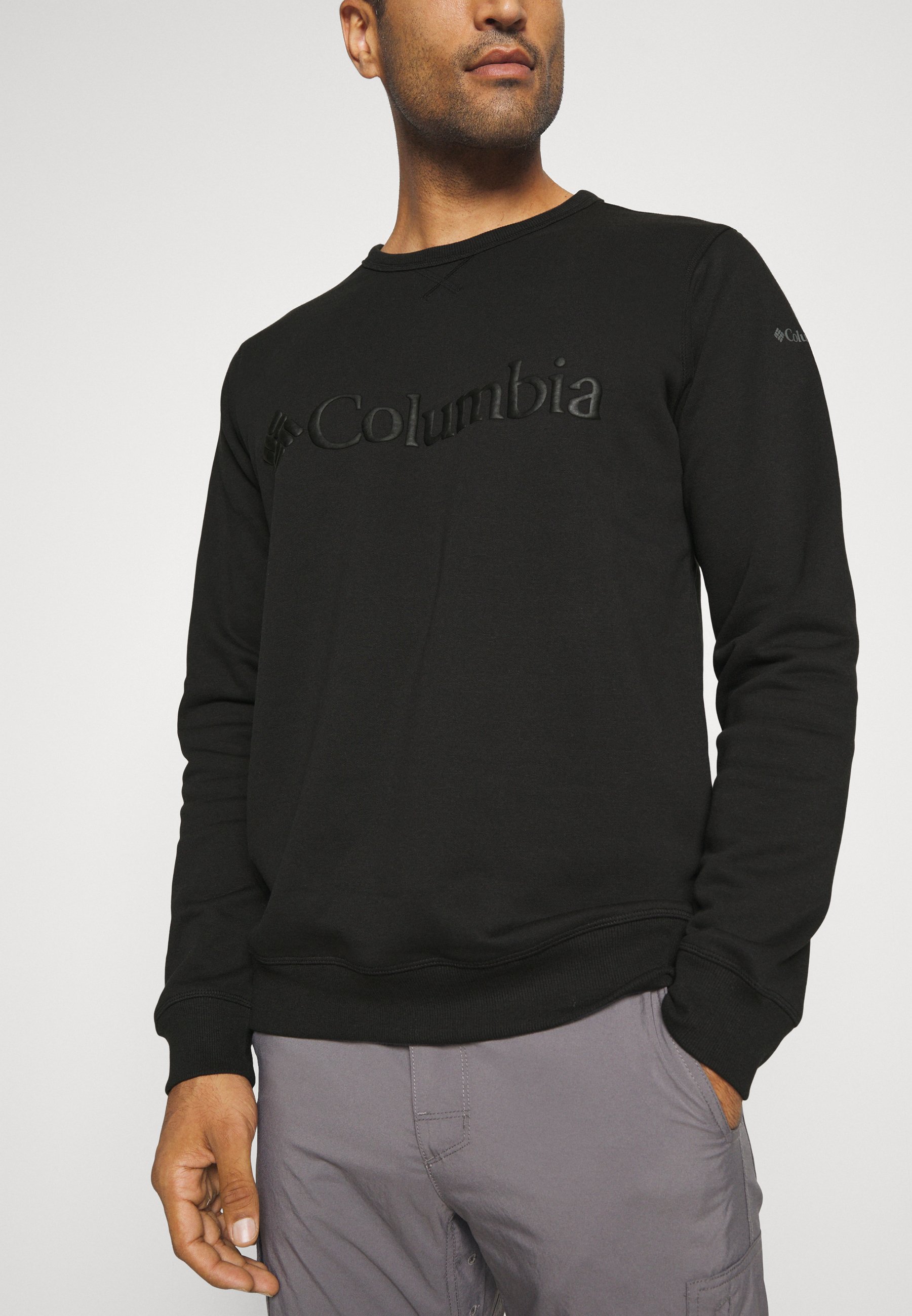 Columbia LOGO CREW - Sweatshirt - black 