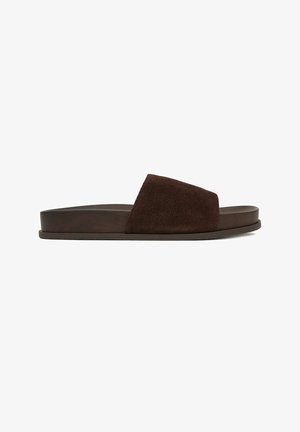 Gino Rossi, GINO ROSSI WOMEN'S BROWN FLIP-FLOPS - Sandalias planas - brown
