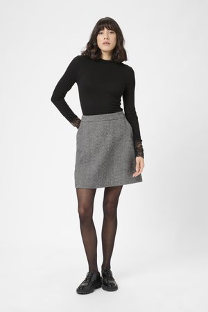Kaffe TURTLENECK - Top s dlhým rukávom - black deep
