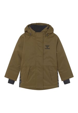 URBAN TEX UNISEX - Vízlepergető széldzseki - dark olive