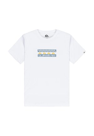 COMP CHECK - T-shirt print - white