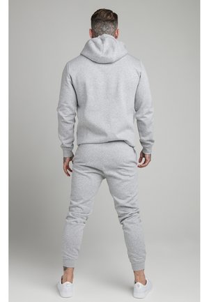 Felpa con cappuccio - mottled grey