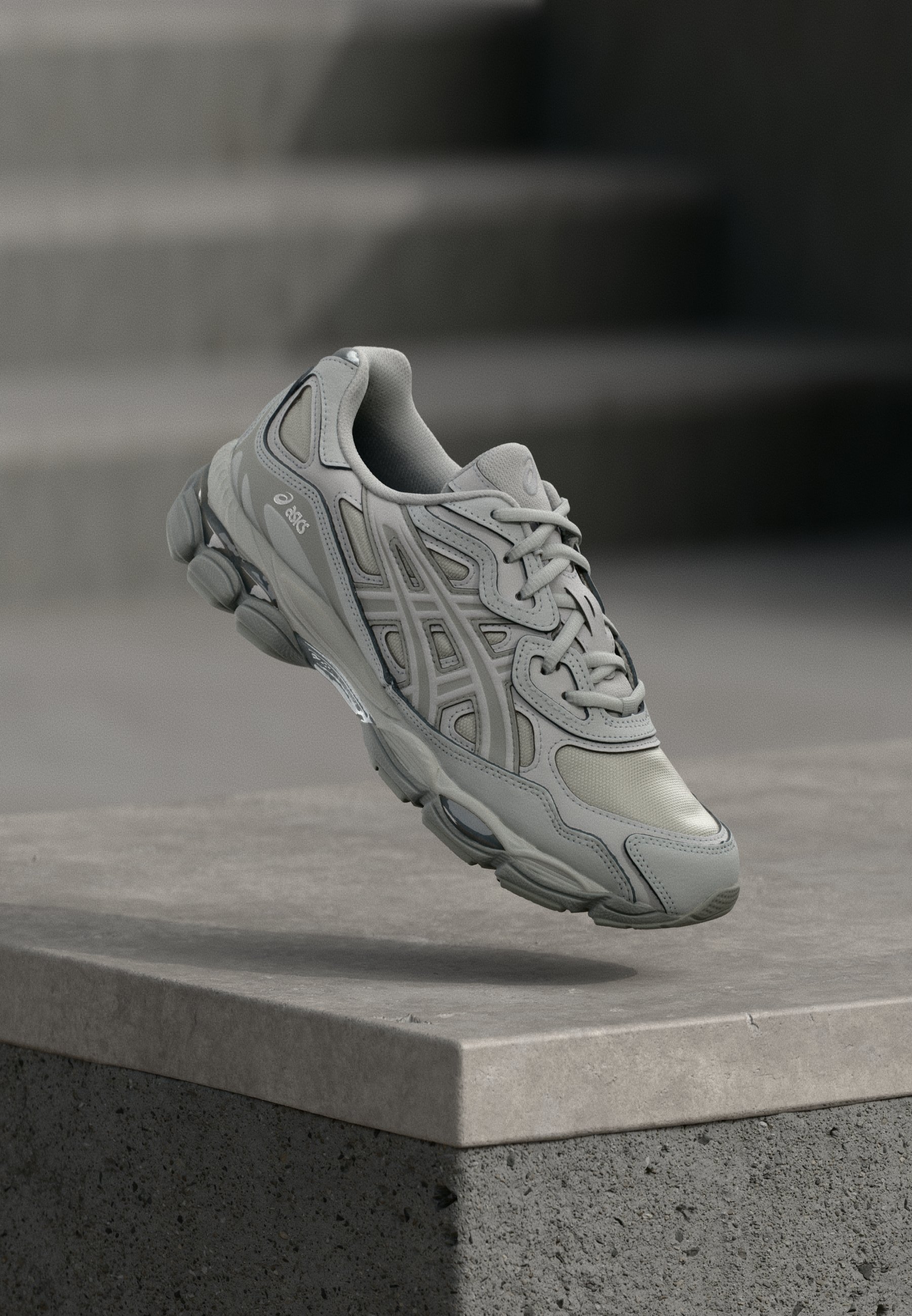 ASICS SportStyle GEL NYC UNISEX - Sneakers low - cement grey/gri