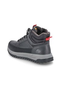 DOCKERS Schnürstiefelette - schwarz