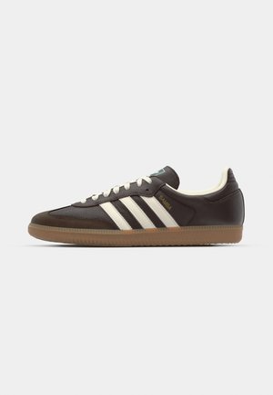 adidas Originals SAMBA OG UNISEX - Trainers - dark brown/off white