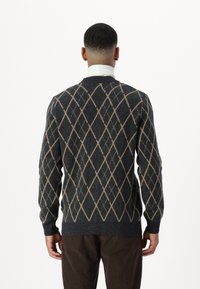 Barbour FERGUSON CARDIGAN - Cardigan - black marl