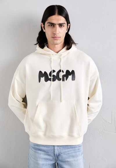 MSGM FELPA - Sweat à capuche - off white
