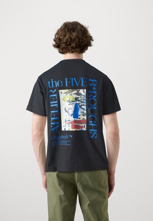 JORBROOKLYN GRAPHIC BACK TEE  - Μπλουζάκι με στάμπα - black