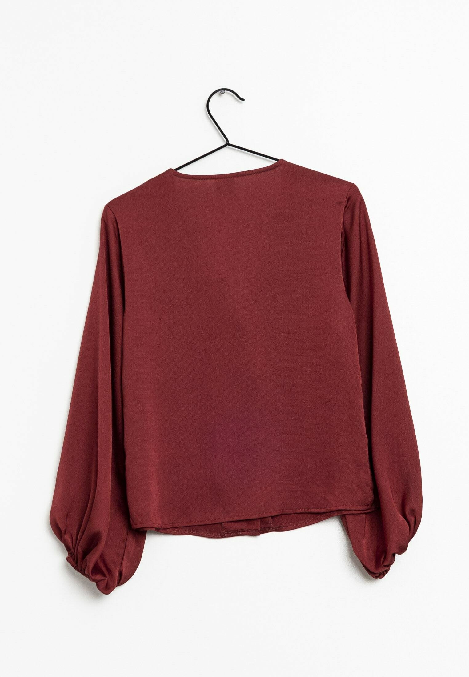 asos red blouse