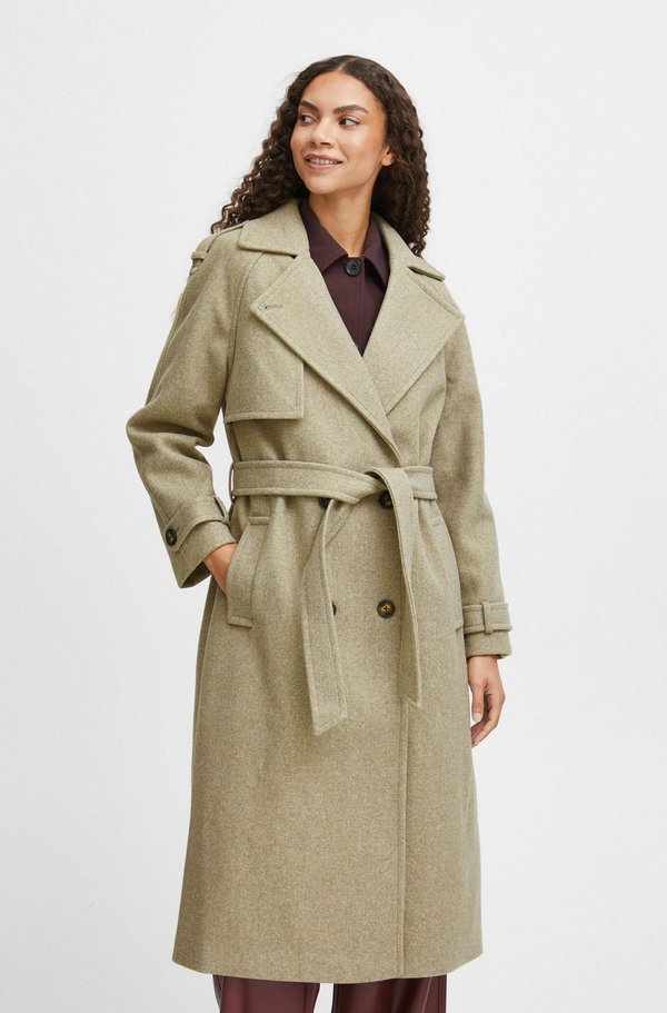 BYCILIA TRENCH COAT - Trenchcoat - sepia tint melange