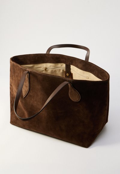 Liffner MEGA SPROUT TOTE - Shopping bag - dark brown