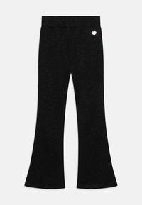 Guess JUNIOR PUNTO MILANO FLARE - Trousers - jet black a996