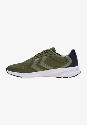 Hummel FLOW BREATHER - Sneakers basse - dark olive/navy