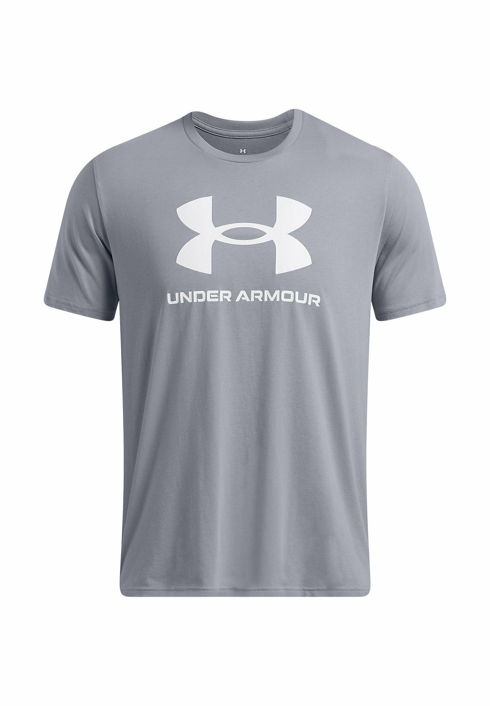 Under Armour KDUロゴ入りシャツ LG グレー Under Armour LOGO - Sports T-shirt - steel/grey - Zalando