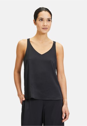 MIT V-AUSSCHNITT - Blouse - schwarz