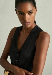 Reiss REGULAR FIT - MILLIE SINGLE BREASTED TAILORED  - Strukirani kaput - black