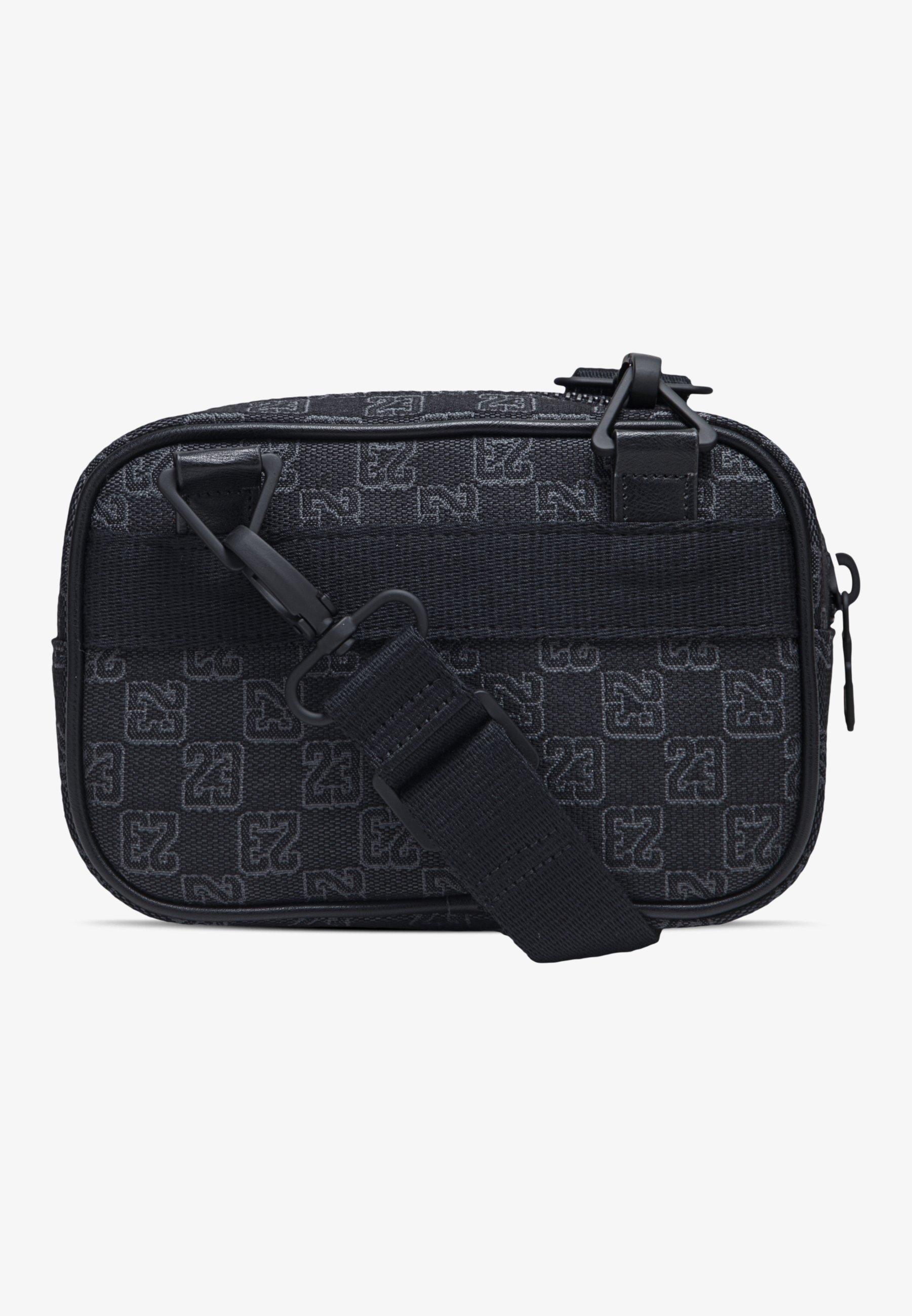 バッグ JORDAN BRAND JAM MONOGRAM CAMERA BAG Jordan JAM MONOGRAM CAMERA BAG - Cross body bag - black - Zalando